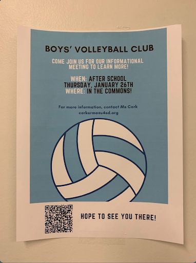 New Boys Volleyball Club at Central