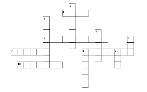 Summer Themed Crossword Puzzle