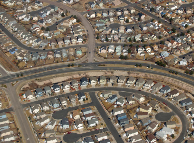 Picturesque suburbia, found in Colorado Springs.
